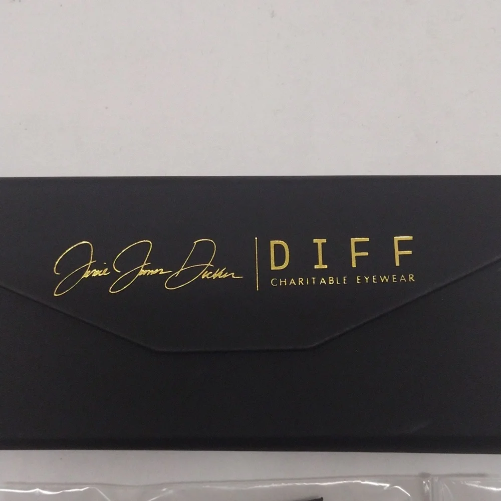 Diff Charitable Black Eyewear Cleaning Cloth Foldable Triangle Case Only EC#43 - Picture 12 of 12
